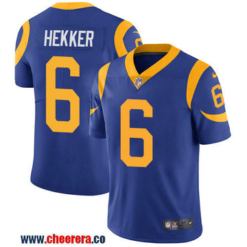 Nike Johnny Hekker Los Angeles Rams royal Vapor jersey