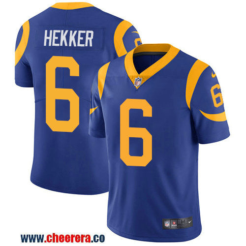 Nike Johnny Hekker Los Angeles Rams royal Vapor jersey