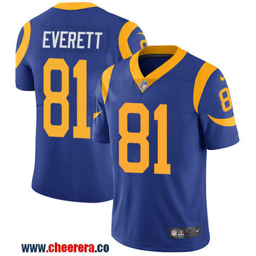 Nike Gerald Everett Los Angeles Rams royal Vapor jersey