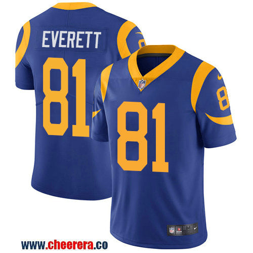 Nike Gerald Everett Los Angeles Rams royal Vapor jersey