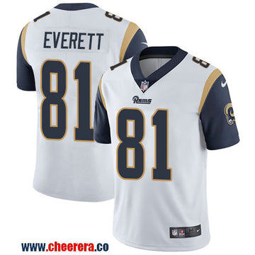 Nike Gerald Everett Los Angeles Rams white Vapor jersey