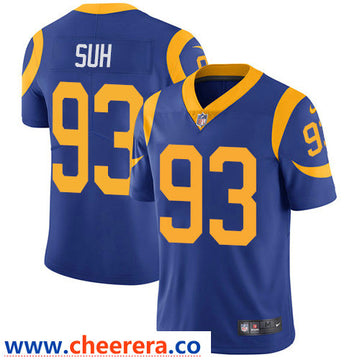 Nike Ndamukong Suh Los Angeles Rams royal Vapor jersey