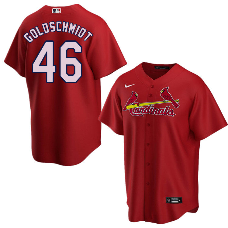 Nike Men Paul Goldschmidt Sale-Red St. Louis Cardinals jersey