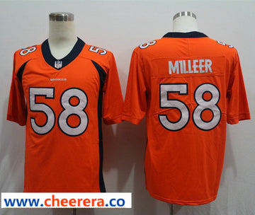 Nike Von Miller Denver Broncos orange Vapor jersey
