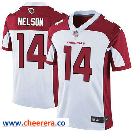 Nike J.J. Nelson Arizona Cardinals white Vapor jersey