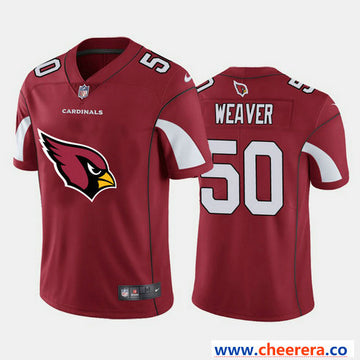 Nike Evan Weaver Arizona Cardinals red Vapor jersey