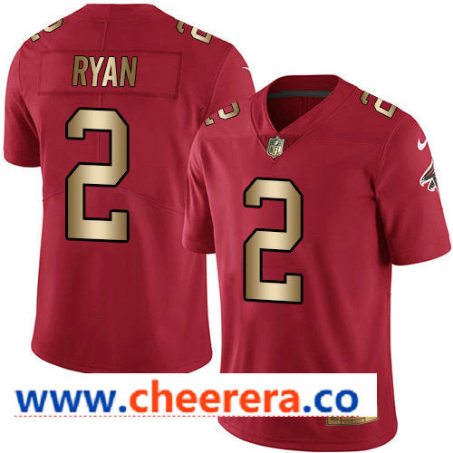 Nike Matt Ryan Atlanta Falcons red Color Rush jersey