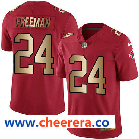 Nike Devonta Freeman Atlanta Falcons red Color Rush jersey