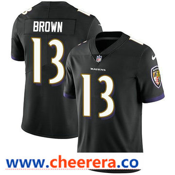 Nike John Baltimore Ravens brown Vapor jersey