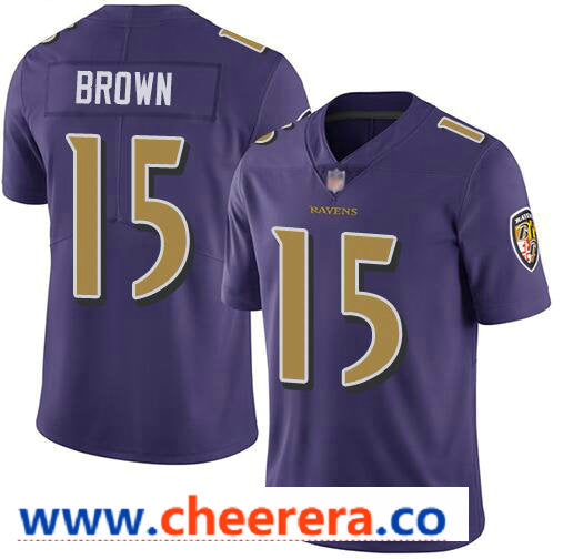 Nike Marquise Baltimore Ravens brown Color Rush jersey