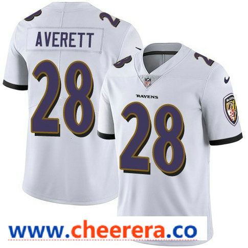 Nike Anthony Averett Baltimore Ravens white Vapor jersey