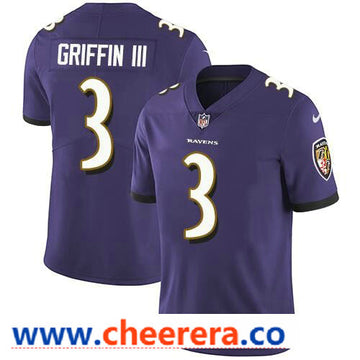 Nike Robert Griffin III Baltimore Ravens purple Vapor jersey