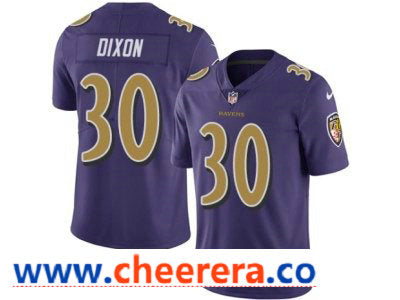 Nike Kenneth Dixon Baltimore Ravens purple Color Rush jersey