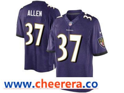 Nike Javorius Allen Baltimore Ravens purple Vapor jersey