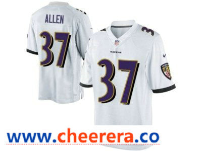 Nike Javorius Allen Baltimore Ravens white Vapor jersey