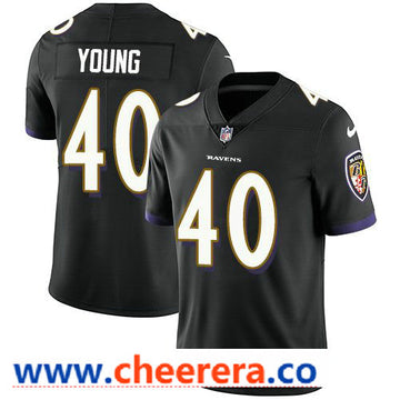 Nike Kenny Young Baltimore Ravens black Vapor jersey
