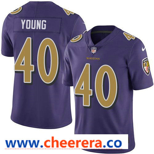Nike Kenny Young Baltimore Ravens purple Color Rush jersey