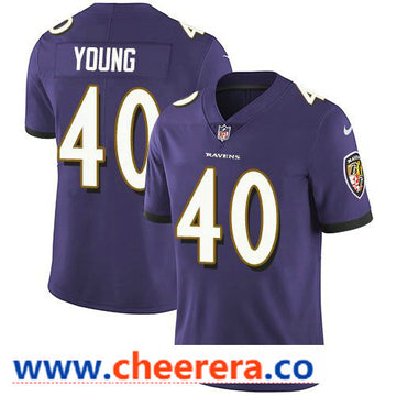 Nike Kenny Young Baltimore Ravens purple Vapor jersey