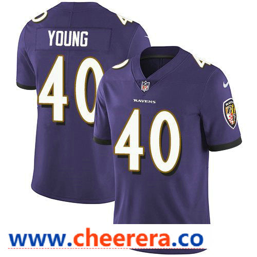 Nike Kenny Young Baltimore Ravens purple Vapor jersey