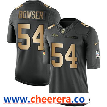 Nike Tyus Bowser Baltimore Ravens anthracite Salute To Service jersey