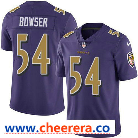 Nike Tyus Bowser Baltimore Ravens purple Color Rush jersey