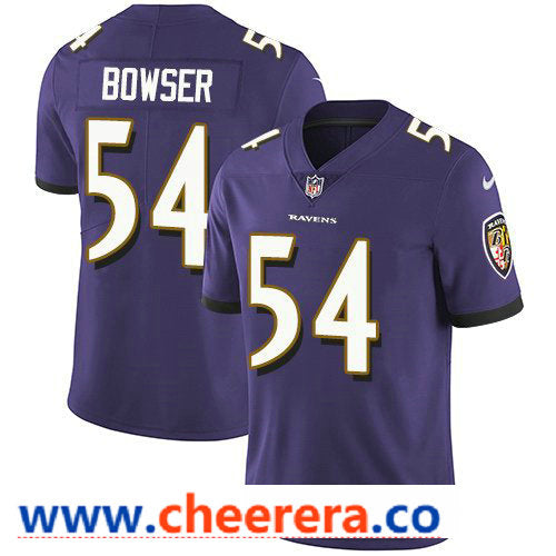 Nike Tyus Bowser Baltimore Ravens purple Vapor jersey
