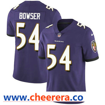 Nike Tyus Bowser Baltimore Ravens purple Vapor jersey