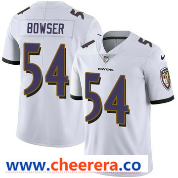 Nike Tyus Bowser Baltimore Ravens white Vapor jersey
