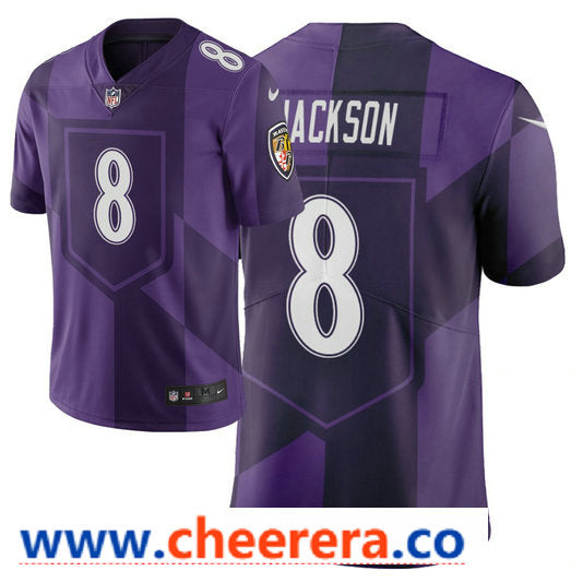 Nike Lamar Jackson Baltimore Ravens purple Vapor jersey
