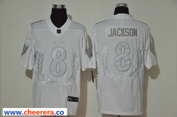 Nike Lamar Jackson Baltimore Ravens white Vapor jersey