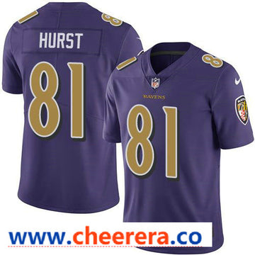 Nike Hayden Hurst Baltimore Ravens purple Color Rush jersey
