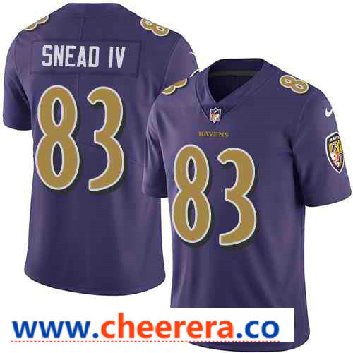 Nike Willie Snead IV Baltimore Ravens purple Color Rush jersey