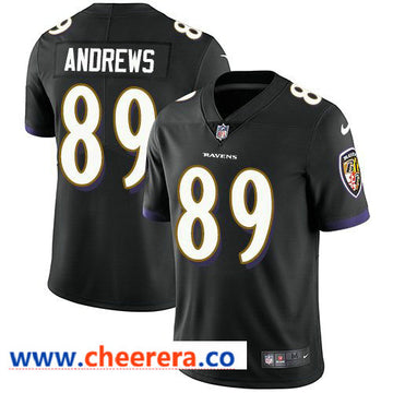 Nike Mark Andrews Baltimore Ravens black Vapor jersey