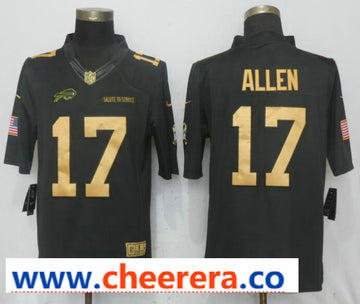 Nike Josh Allen Buffalo Bills anthracite Salute To Service jersey