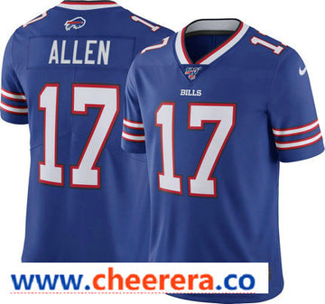 Nike Josh Allen Buffalo Bills royal Vapor jersey