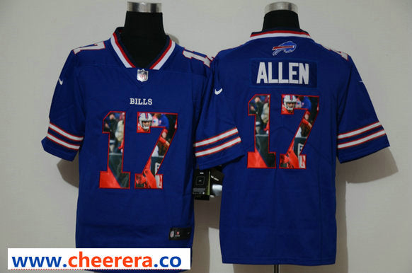 Nike Josh Allen Buffalo Bills royal Vapor jersey