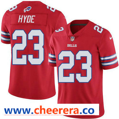 Nike Micah Hyde Buffalo Bills red Color Rush jersey