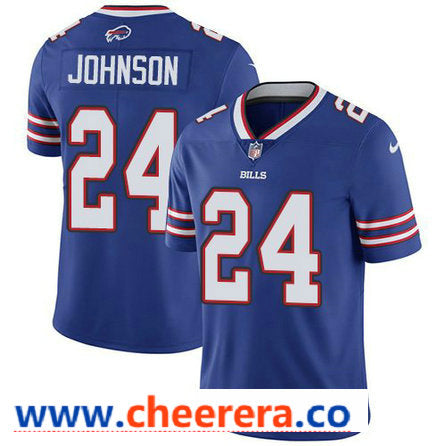 Nike Taron Johnson Buffalo Bills royal Vapor jersey