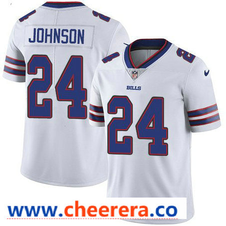 Nike Taron Johnson Buffalo Bills white Vapor jersey