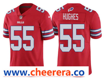 Nike Jerry Hughes Buffalo Bills red Color Rush jersey