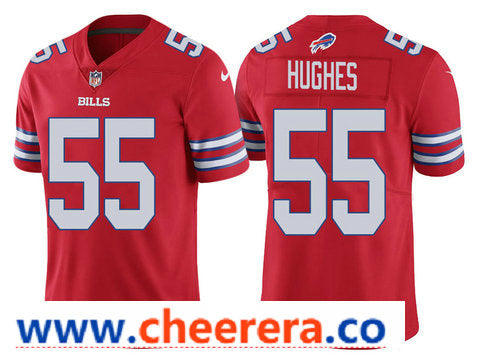 Nike Jerry Hughes Buffalo Bills red Color Rush jersey