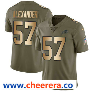Nike Lorenzo Alexander Buffalo Bills olive Salute To Service jersey