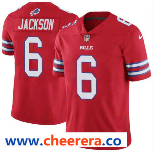 Nike Tyree Jackson Buffalo Bills red Color Rush jersey