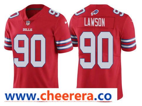 Nike Shaq Lawson Buffalo Bills red Color Rush jersey