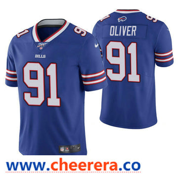 Nike Ed Oliver Buffalo Bills royal Vapor jersey