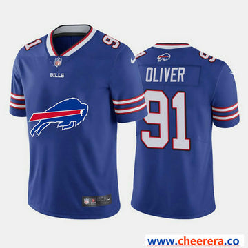 Nike Ed Oliver Buffalo Bills royal Vapor jersey