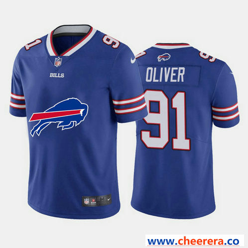 Nike Ed Oliver Buffalo Bills royal Vapor jersey