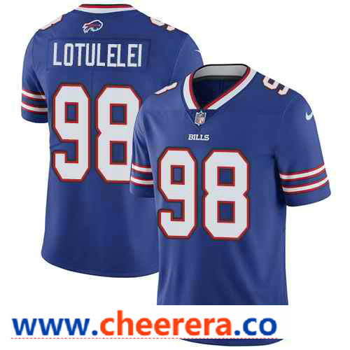 Nike Star Lotulelei Buffalo Bills royal Vapor jersey
