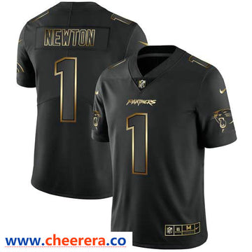 Nike Cam Newton Carolina Panthers black Vapor jersey