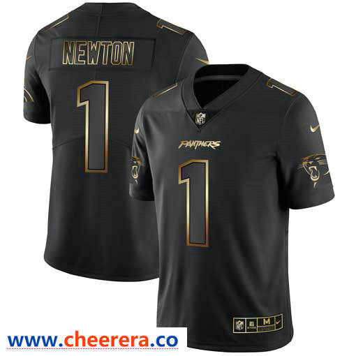 Nike Cam Newton Carolina Panthers black Vapor jersey